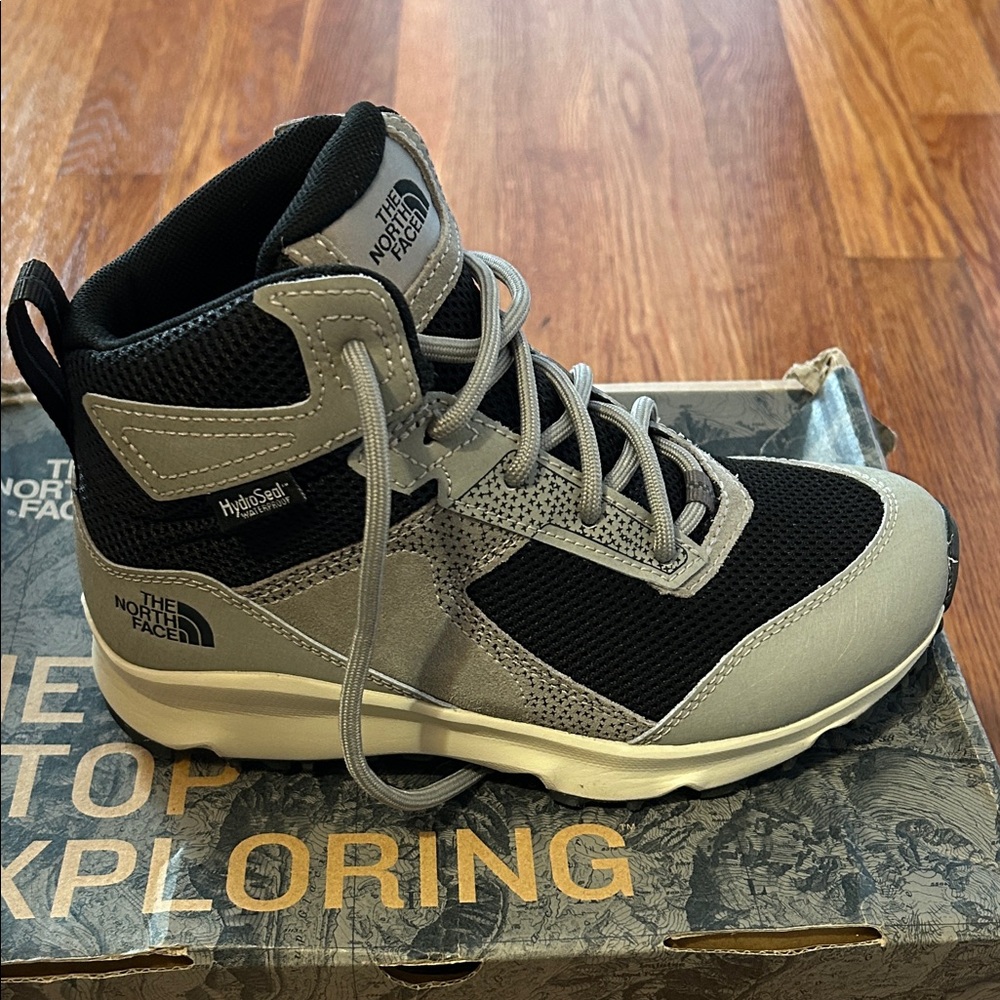 The North Face Kids Black and Gray Hiking Boots
